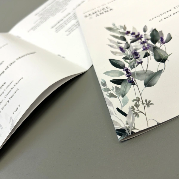 Order of Service Booklet