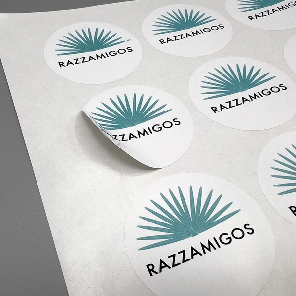 63mm Round Sticker
